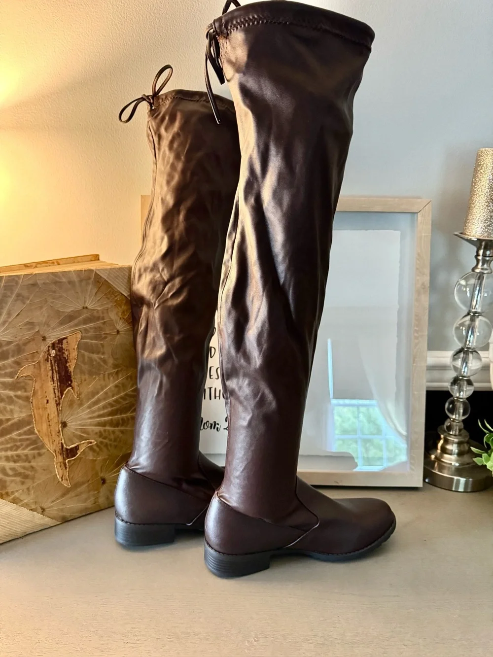 Forever Brown Over-the-Knee Riding Boots Size 8.5 NWT
